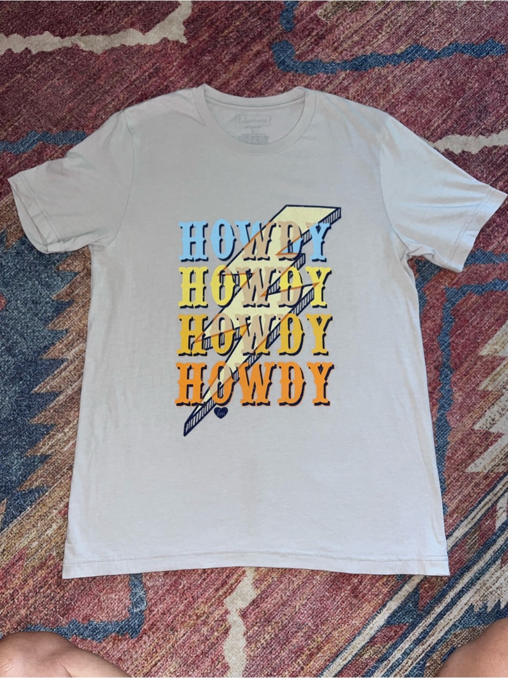 Lulu Mac Howdy T-Shirt Size Large